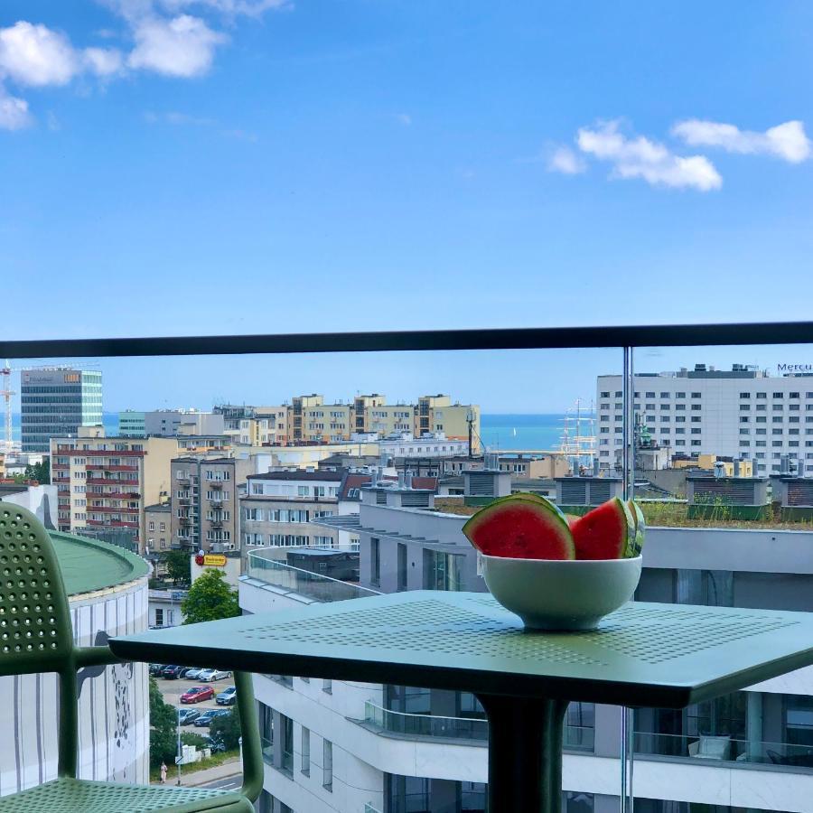 Tlusta Mewa Sea View Apartment Gdynia Bagian luar foto