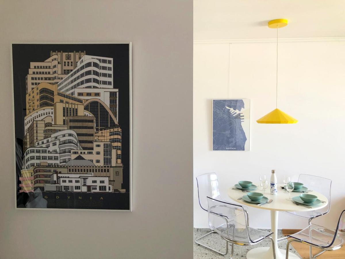 Tlusta Mewa Sea View Apartment Gdynia Bagian luar foto